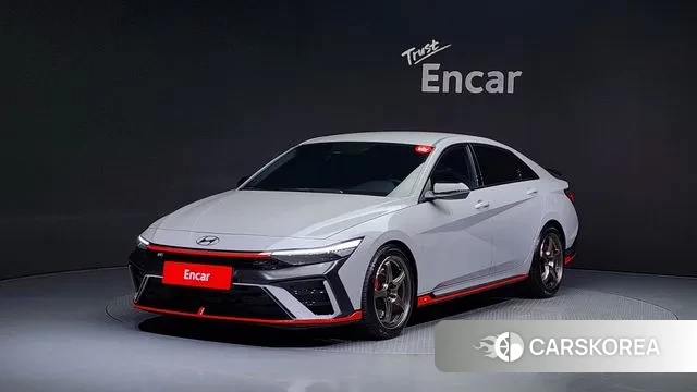 Hyundai The New Avante (CN7) 2025 Серебристо-серый из Кореи