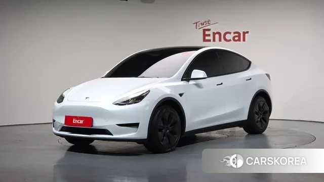 Tesla Model Y 2024 Белый из Кореи