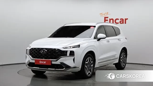 Hyundai The New Santa Fe 2023 Белый из Кореи