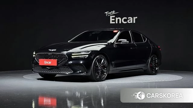 Genesis The New G70 2021 Черный из Кореи