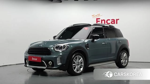 Mini Cooper Countryman 2021 Небесно-голубой из Кореи