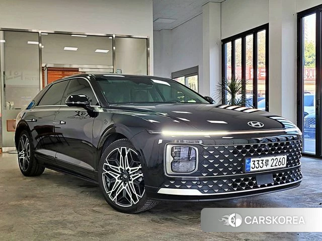 Hyundai Grandeur Hybrid (GN7) 2023 Черный из Кореи