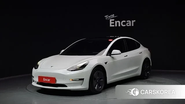 Tesla Model 3 2021 Белый из Кореи