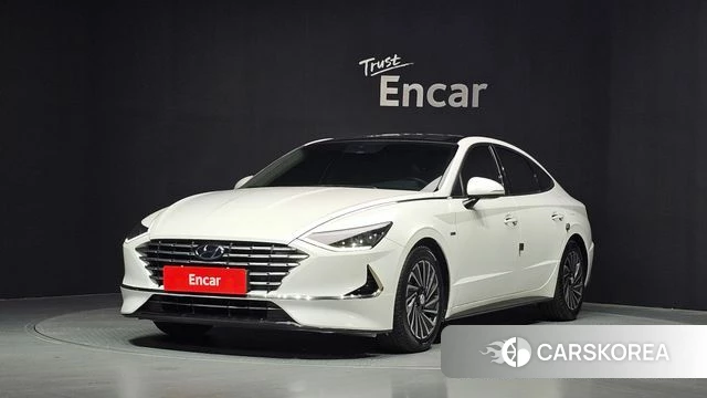 Hyundai Sonata Hybrid (DN8) 2019 Белый из Кореи