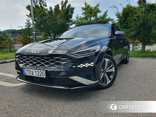 Kia K8 Hybrid 2023 Черный из Кореи