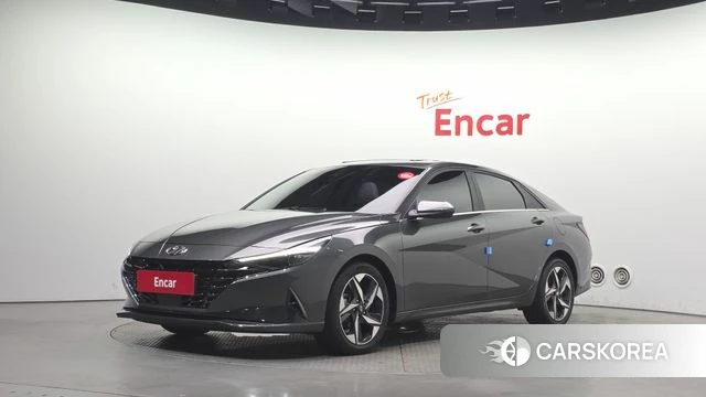 Hyundai Avante (CN7) 2022 Серый из Кореи