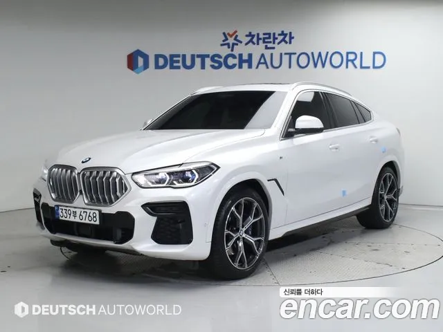 BMW X6 (G06) 2023 Жемчужный цвет из Кореи