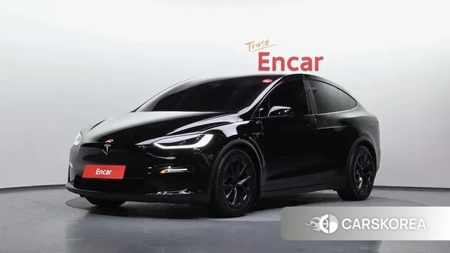 Tesla Model X 2023 Черный из Кореи