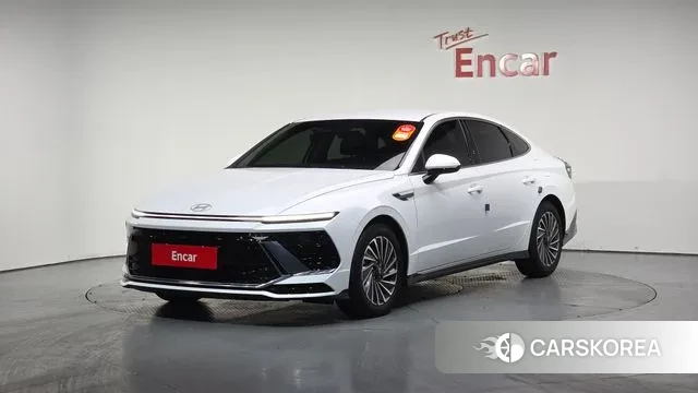 Hyundai Sonata D Edge Hybrid (DN8) 2024 Белый из Кореи