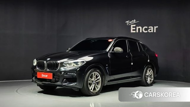 BMW X4 (G02) 2021 Черный из Кореи