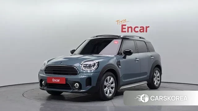Mini Cooper Countryman 2022 Небесно-голубой из Кореи