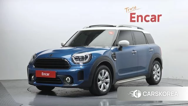 Mini Cooper Countryman 2021 Синий из Кореи