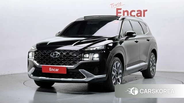 Hyundai The New Santa Fe 2021 Черный из Кореи