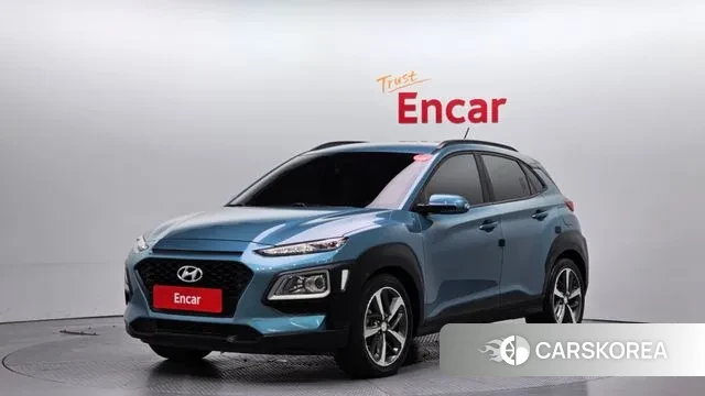 Hyundai Kona 2018 Небесно-голубой из Кореи