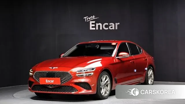 Genesis The New G70 2022 Красный из Кореи