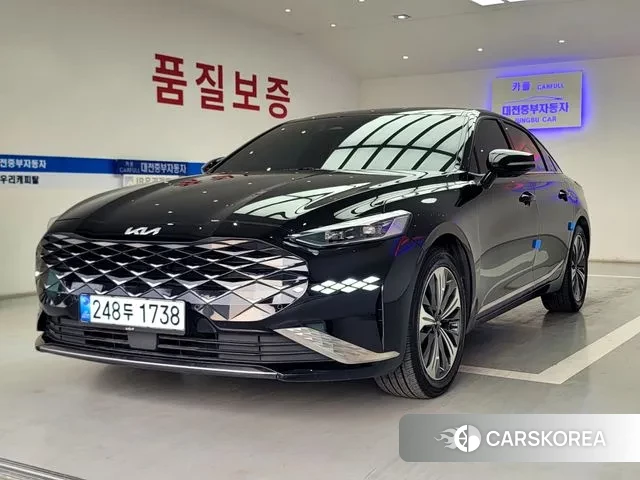 Kia K8 Hybrid 2022 Черный из Кореи
