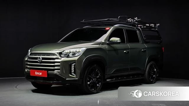 Ssangyong The New Rexton Sport 2021 Темно-зеленый из Кореи