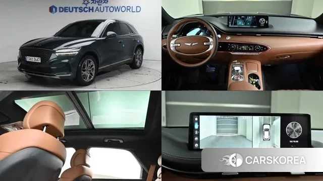 Genesis GV70 2022 Темно-зеленый из Кореи