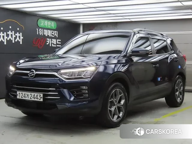 Ssangyong Beautiful Korando 2019 Синий из Кореи