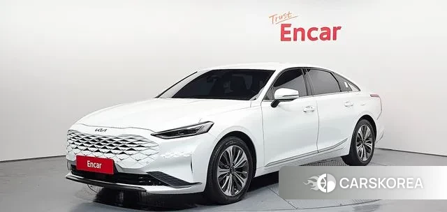 Kia K8 Hybrid 2021 Белый из Кореи