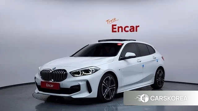 BMW 1 Series (F40) 2021 Белый из Кореи