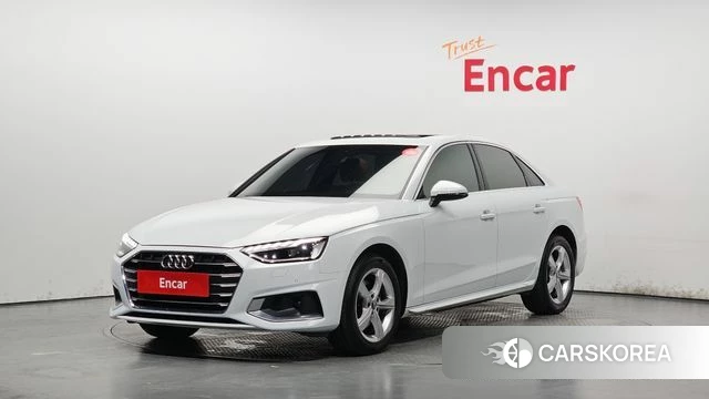 Audi A4 (B9) 2021 Белый из Кореи