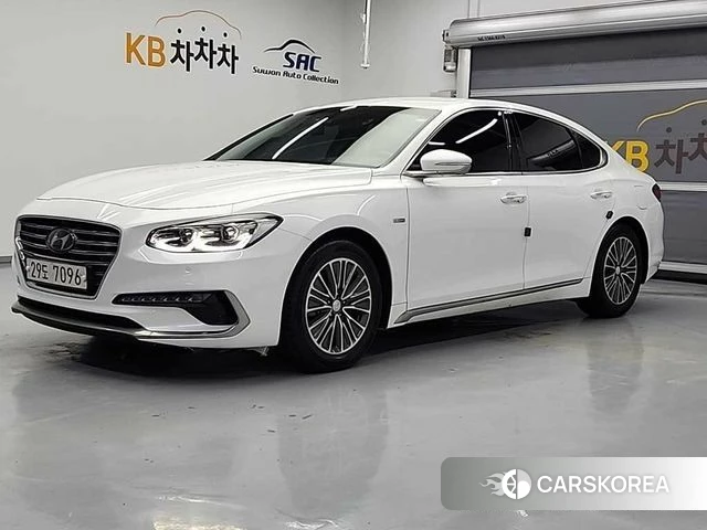 Hyundai Grandeur IG Hybrid 2018 Белый из Кореи