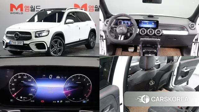 Mercedes-Benz GLB-Class X247 2024 Белый из Кореи