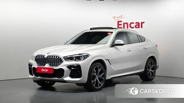 BMW X6 (G06) 2021 Белый из Кореи