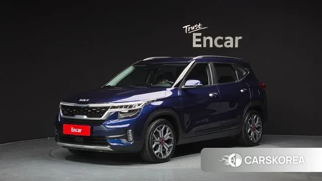 Kia Seltos 2021 Синий из Кореи
