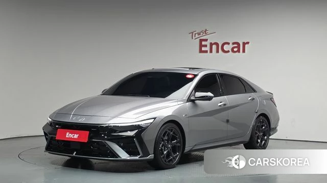 Hyundai The New Avante (CN7) 2025 Серебристо-серый из Кореи