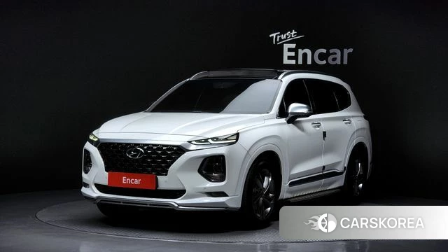 Hyundai Santa Fe TM 2019 Белый из Кореи