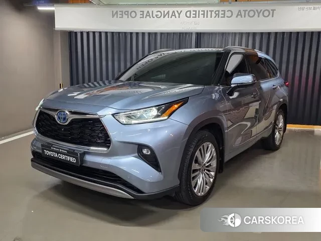 Toyota Highlander 4th Generation 2023 Небесно-голубой из Кореи