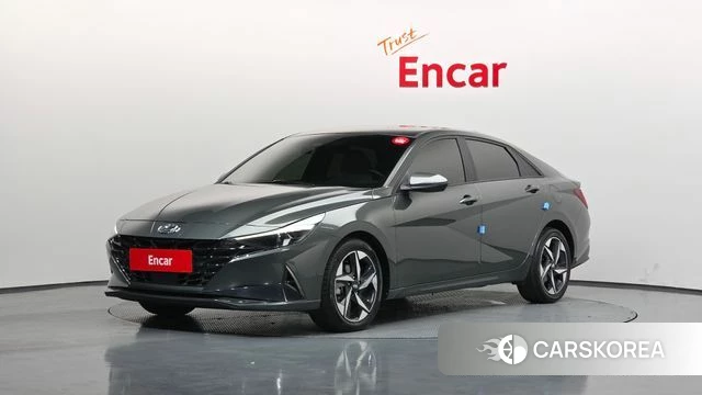 Hyundai Avante Hybrid (CN7) 2021 Серый из Кореи