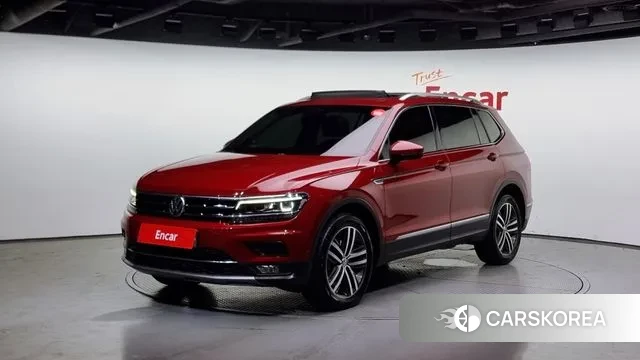 Volkswagen Tiguan Allspace 2018 Красный из Кореи