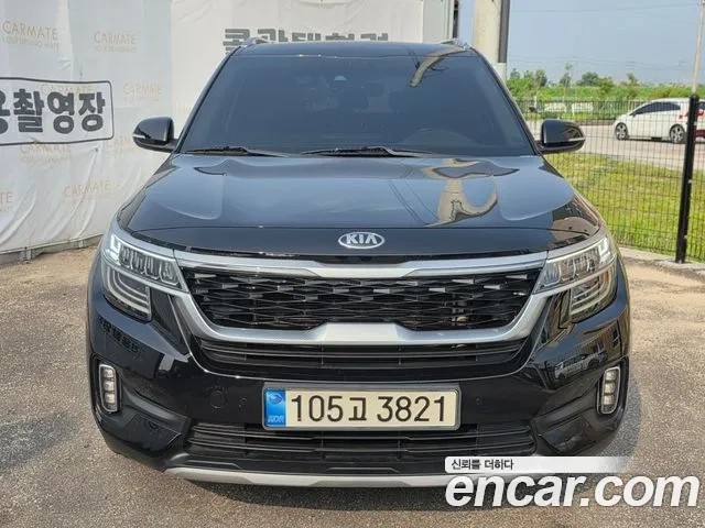 Kia Seltos 2021 Черный из Кореи