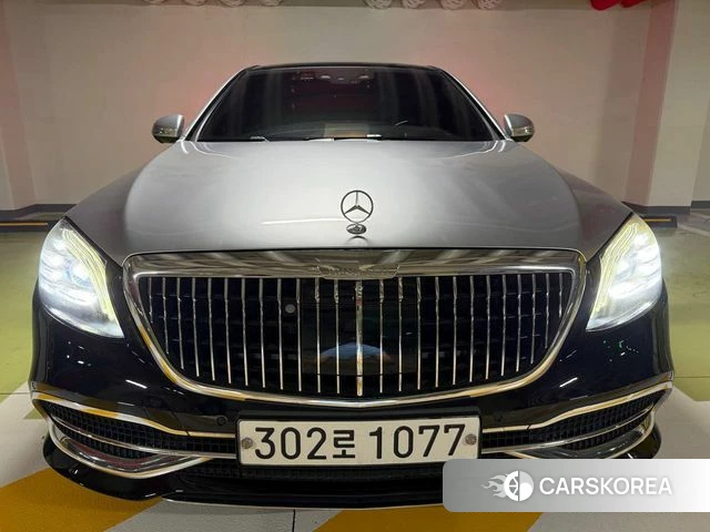 Mercedes-Benz S-Class W222 2018 Черный двухцветный из Кореи