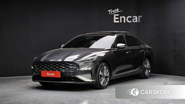 Kia K8 Hybrid 2021 Серый из Кореи