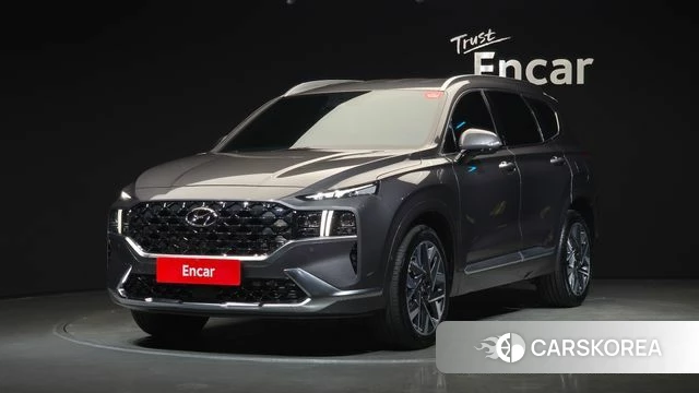 Hyundai The New Santa Fe 2021 Серый из Кореи