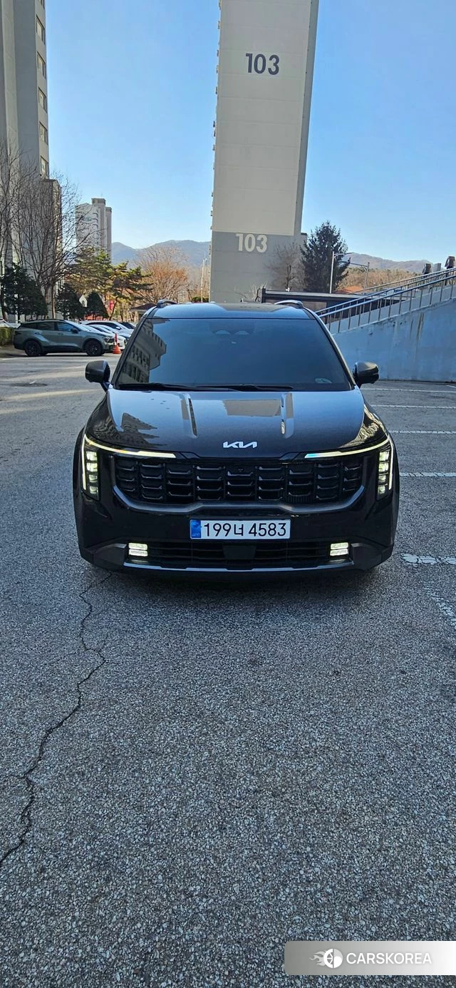 Kia The New Carnival 4th Generation 2024 Черный из Кореи