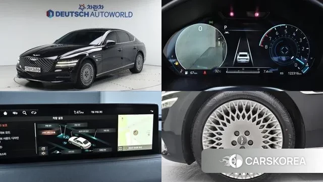 Genesis G80 (RG3) 2020 Черный из Кореи