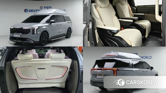 Kia The New Carnival 4th Generation 2024 Серебристо-серый из Кореи
