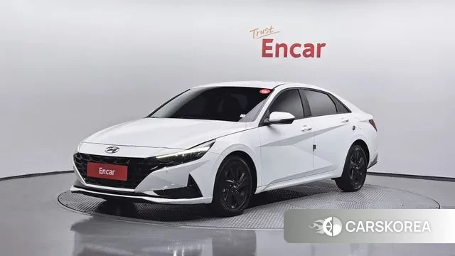 Hyundai Avante (CN7) 2022 Белый из Кореи