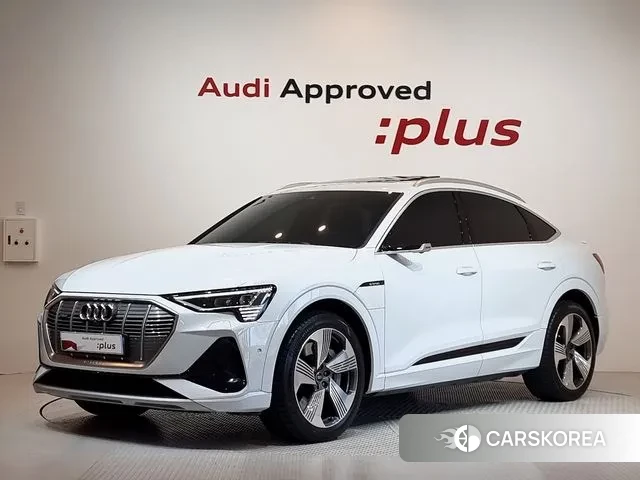 Audi e-Tron 2023 Белый из Кореи