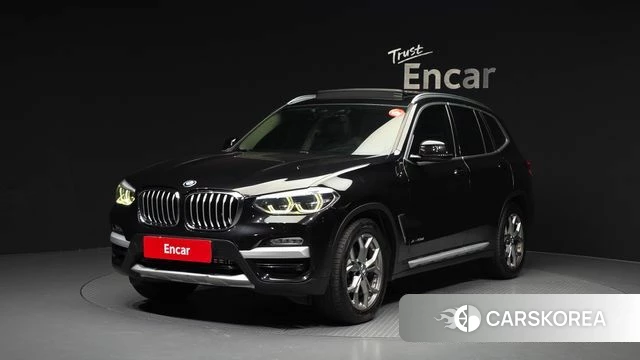 BMW X3 (G01) 2018 Черный из Кореи