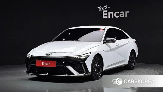 Hyundai The New Avante (CN7) 2025 Белый из Кореи