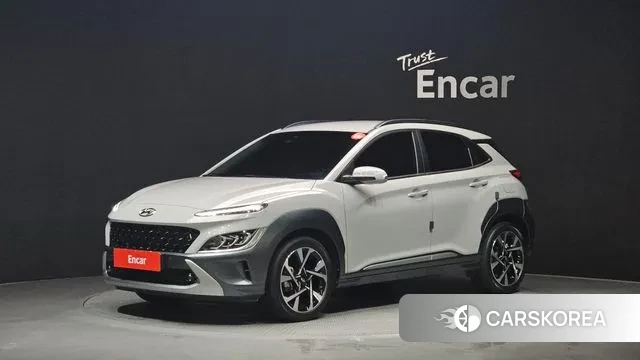 Hyundai The New Kona 2022 Серебристо-серый из Кореи