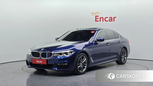 BMW 5 Series (G30) 2018 Синий из Кореи