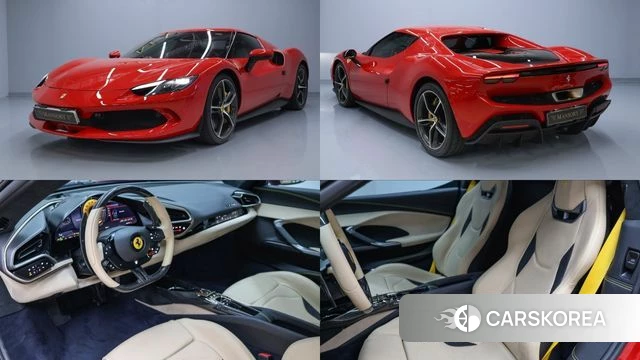 Ferrari 296 GTB 2022 Красный из Кореи
