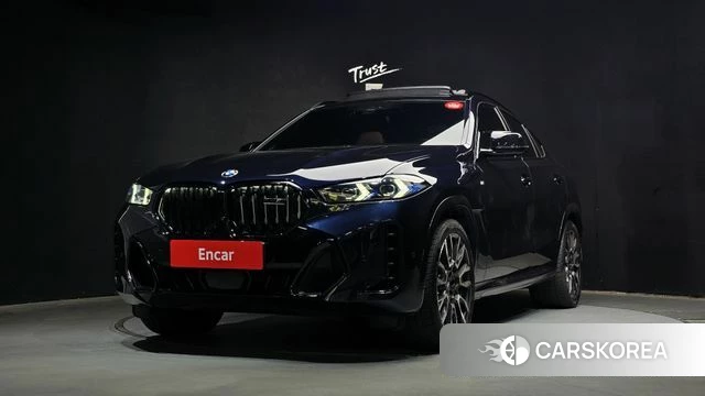 BMW X6 (G06) 2024 Черный из Кореи